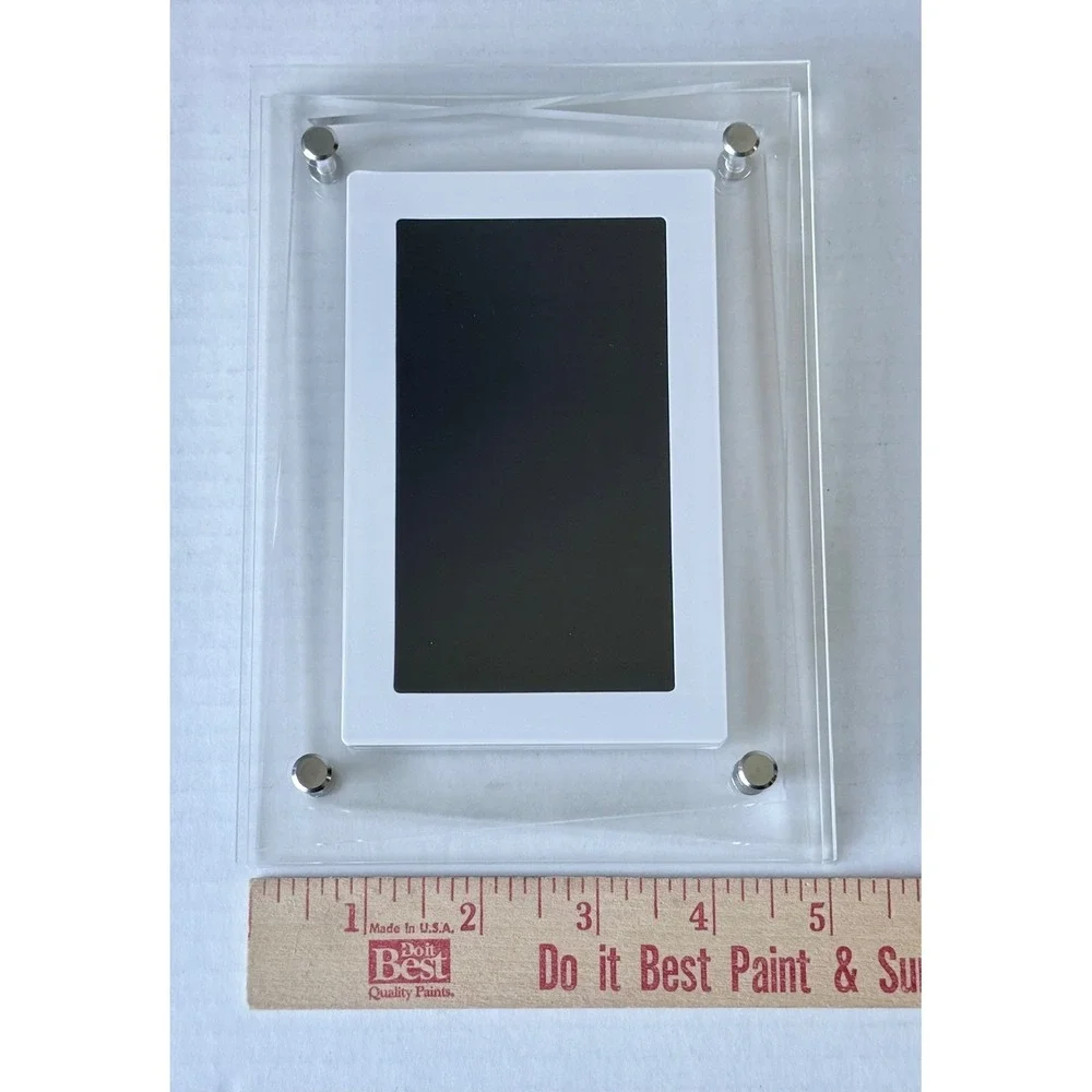 Acrylic Digital Video Picture Frame 5 in Screen Wedding Gift working